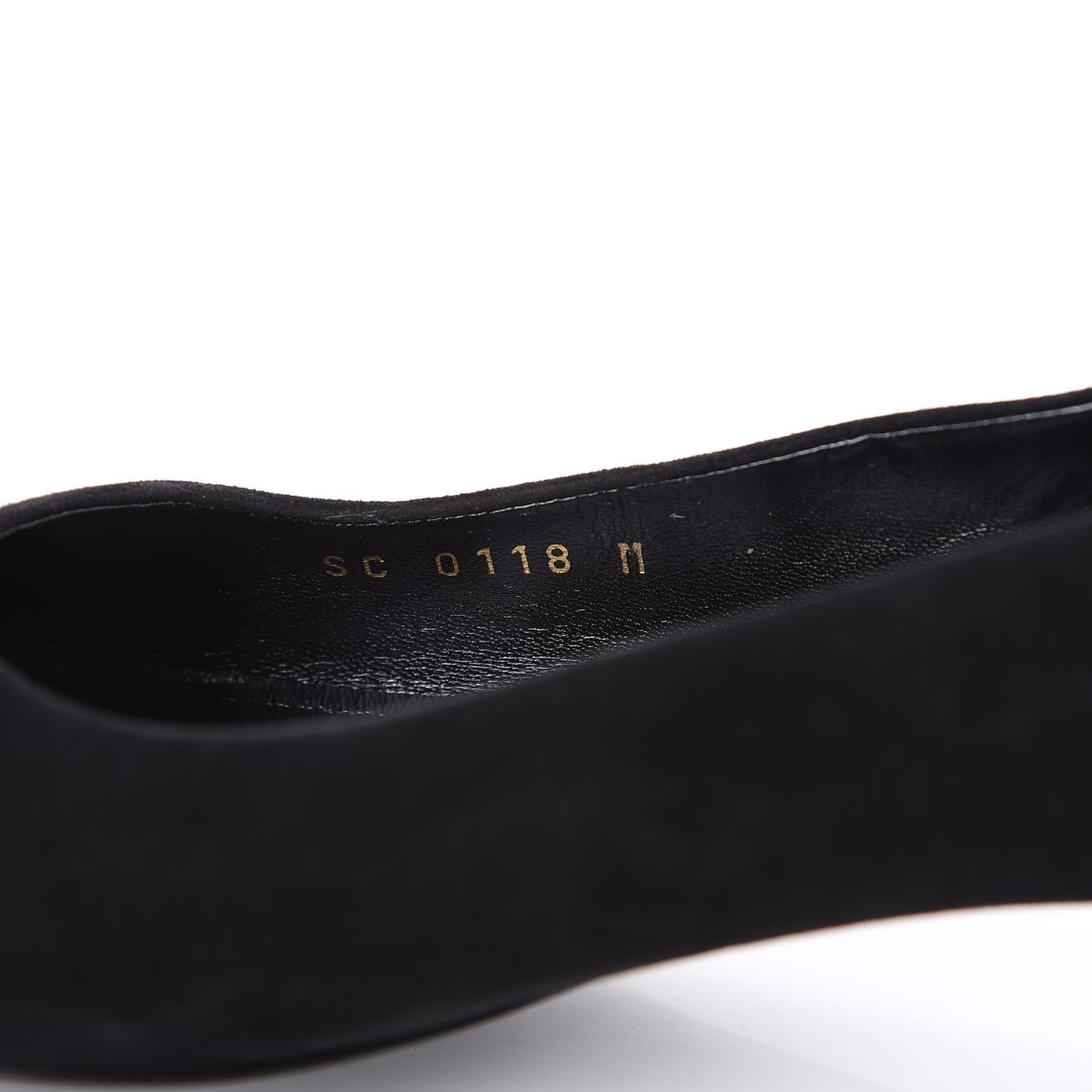 Suede Uniformes Pump 39 Black