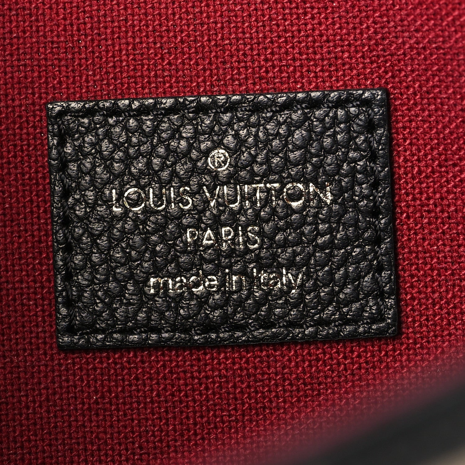Louis Vuitton Empreinte Monogram Giant Felicie Pochette Black Beige 7 of 11