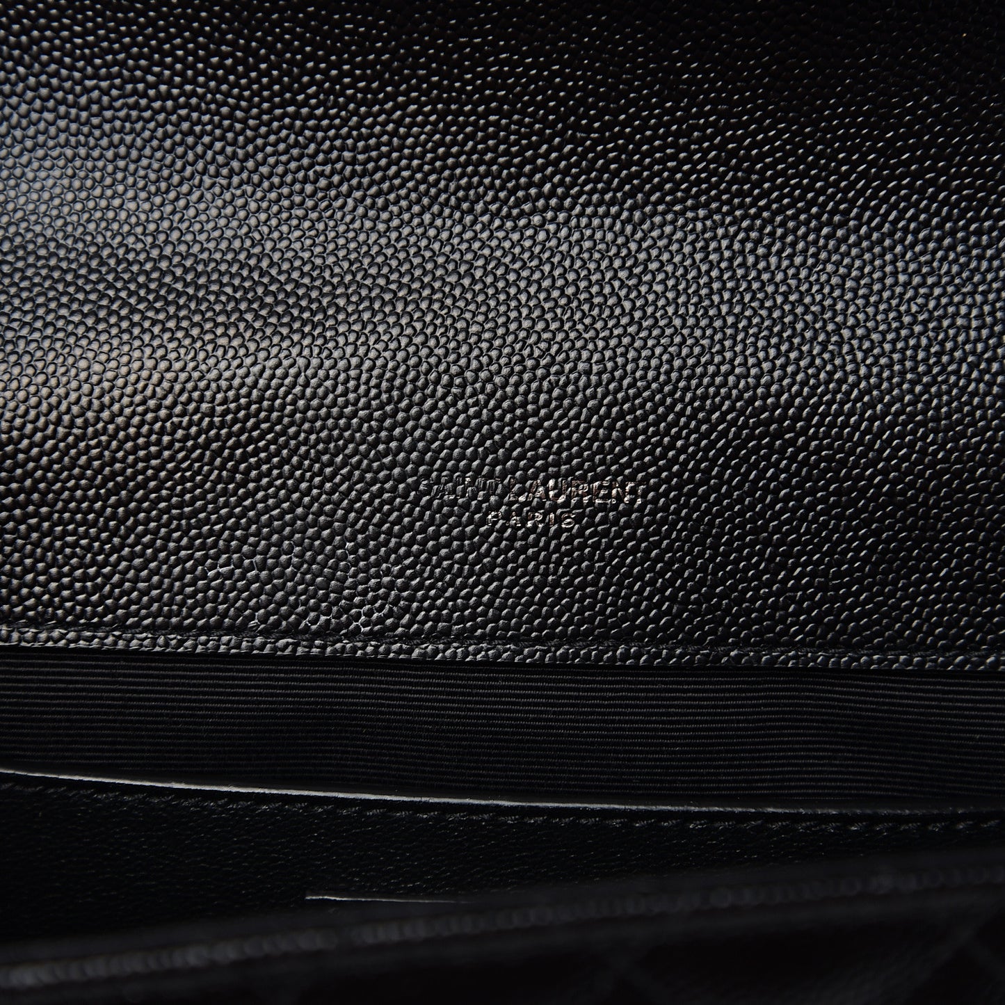 Grain De Poudre Textured Mixed Matelasse Triquilt Medium Monogram Satchel Black