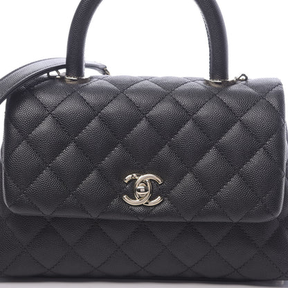 Chanel Caviar Quilted Mini Coco Handle Flap Black 11 of 12