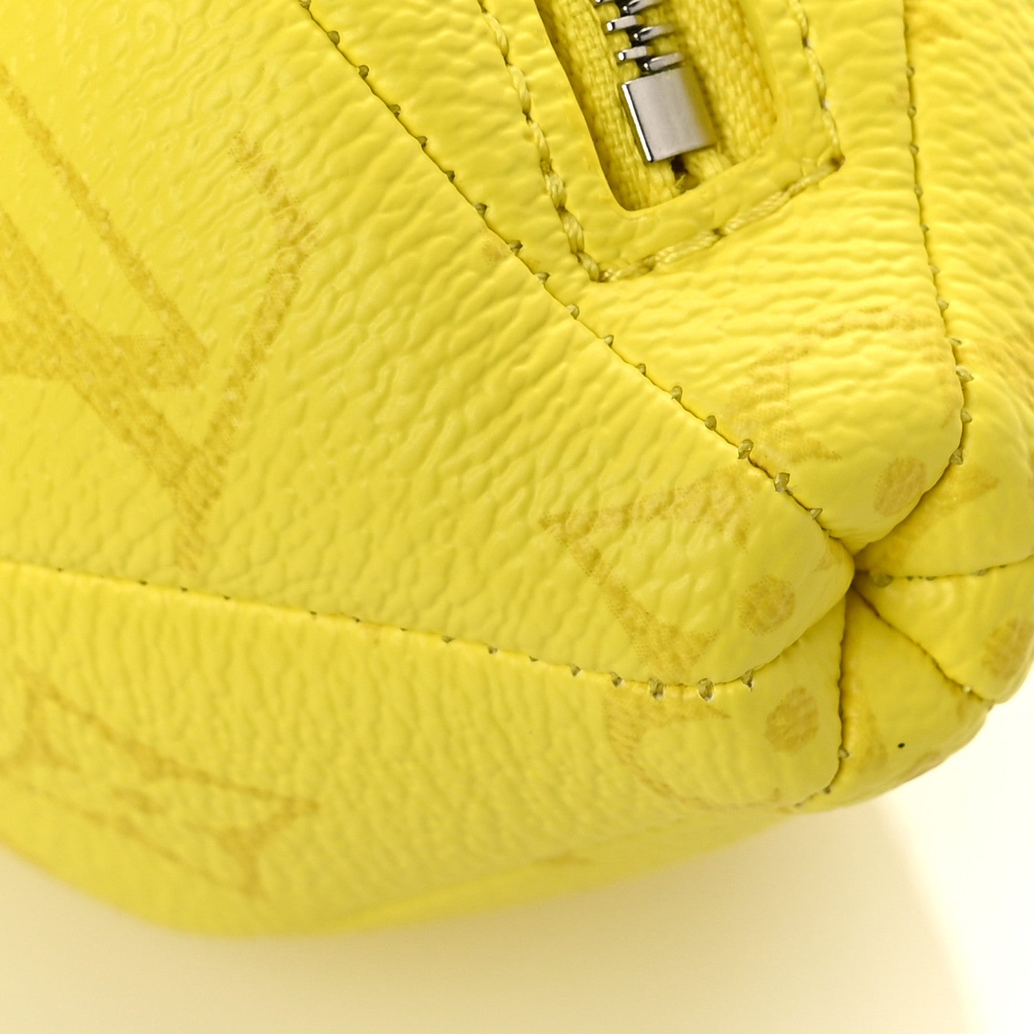 Louis Vuitton Monogram Lemon Pouch Yellow 8 of 9