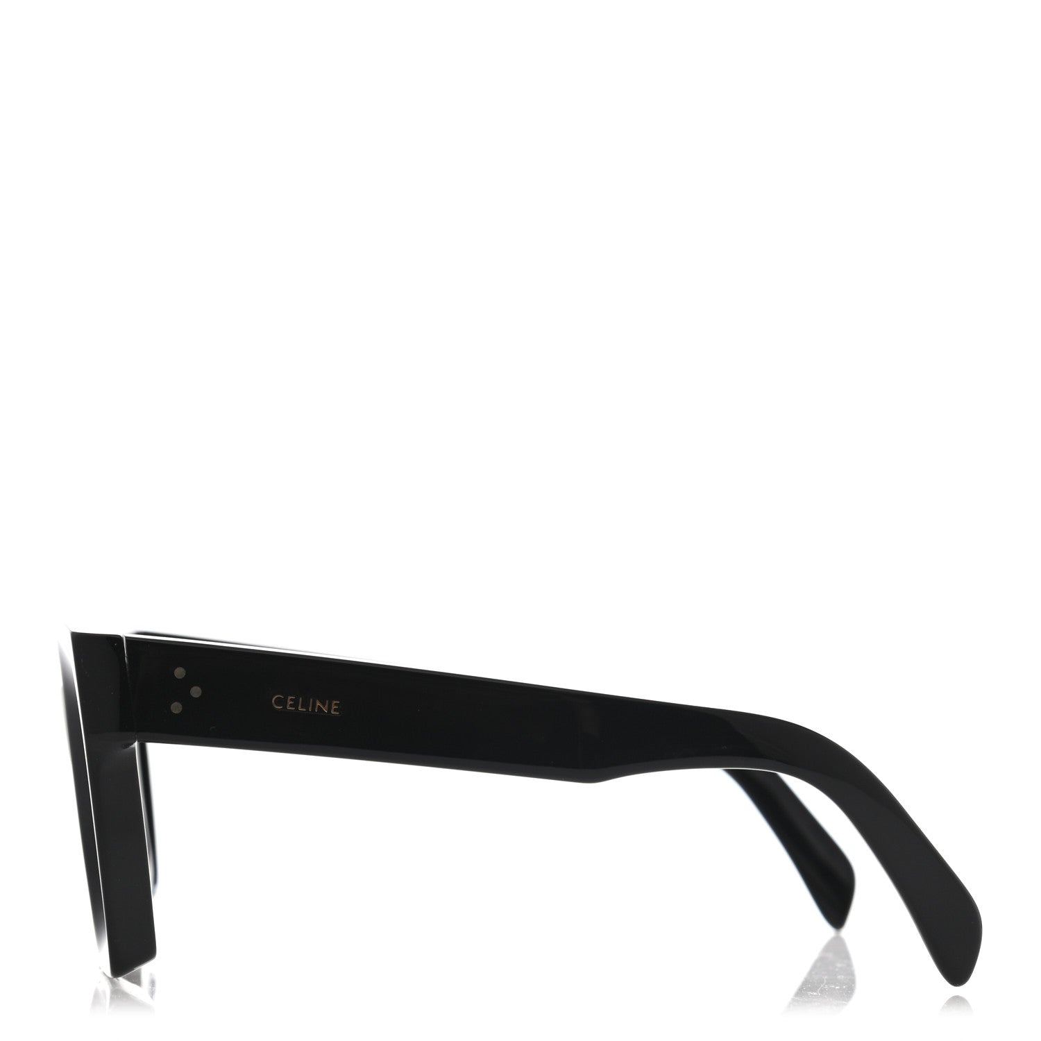 Celine Acetate Square Sunglasses CL401301 Black 2 of 8