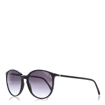 Chanel Acetate Round Sunglasses 5278 Black 1 of 8