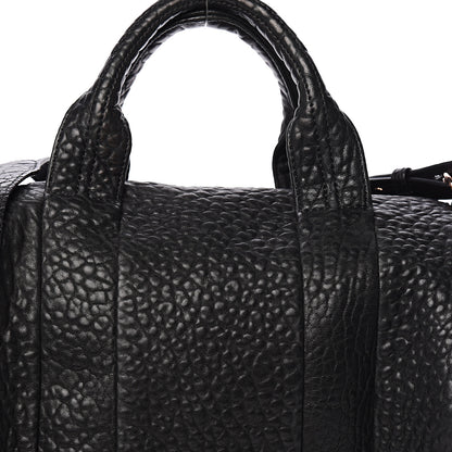 Alexander Wang Pebbled Lambskin Rocco Black Rose Gold Hardware 8 of 8