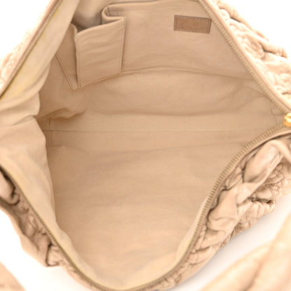 Louis Vuitton Lambskin Olympe Nimbus GM Ecru 5 of 12