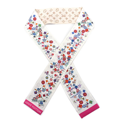Louis Vuitton LV X TM Silk Superflat Monogram Bandeau White 1 of 3