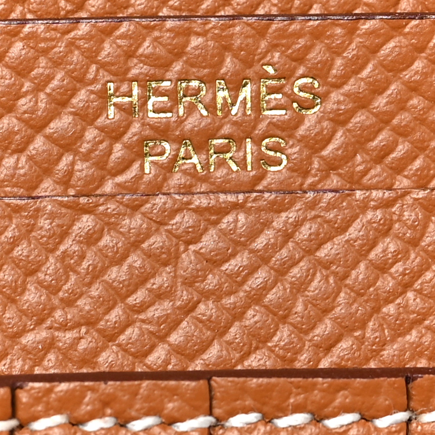 Hermes Epsom Bearn Compact Wallet Gold 6 of 6