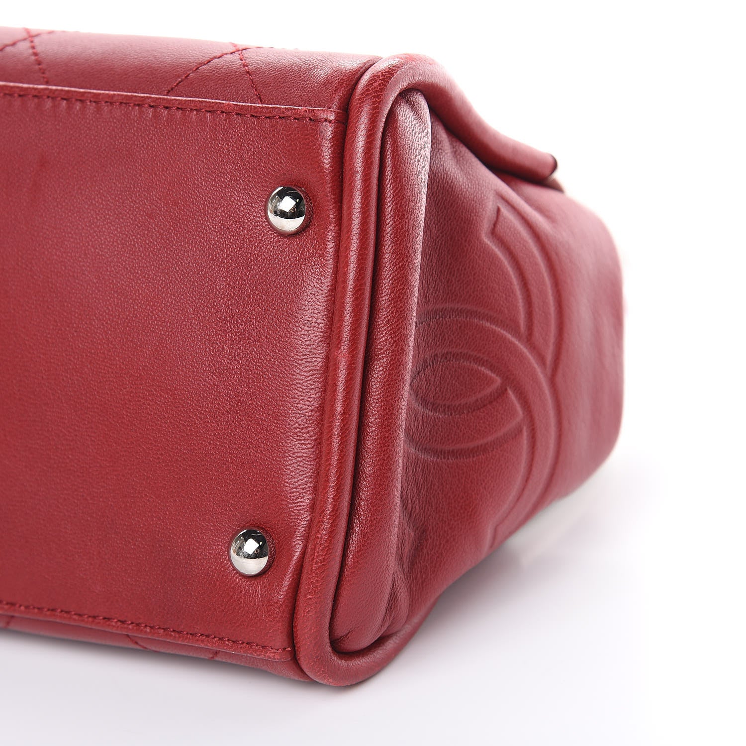 Chanel Lambskin Ultimate Soft Frame Bag Red 9 of 15