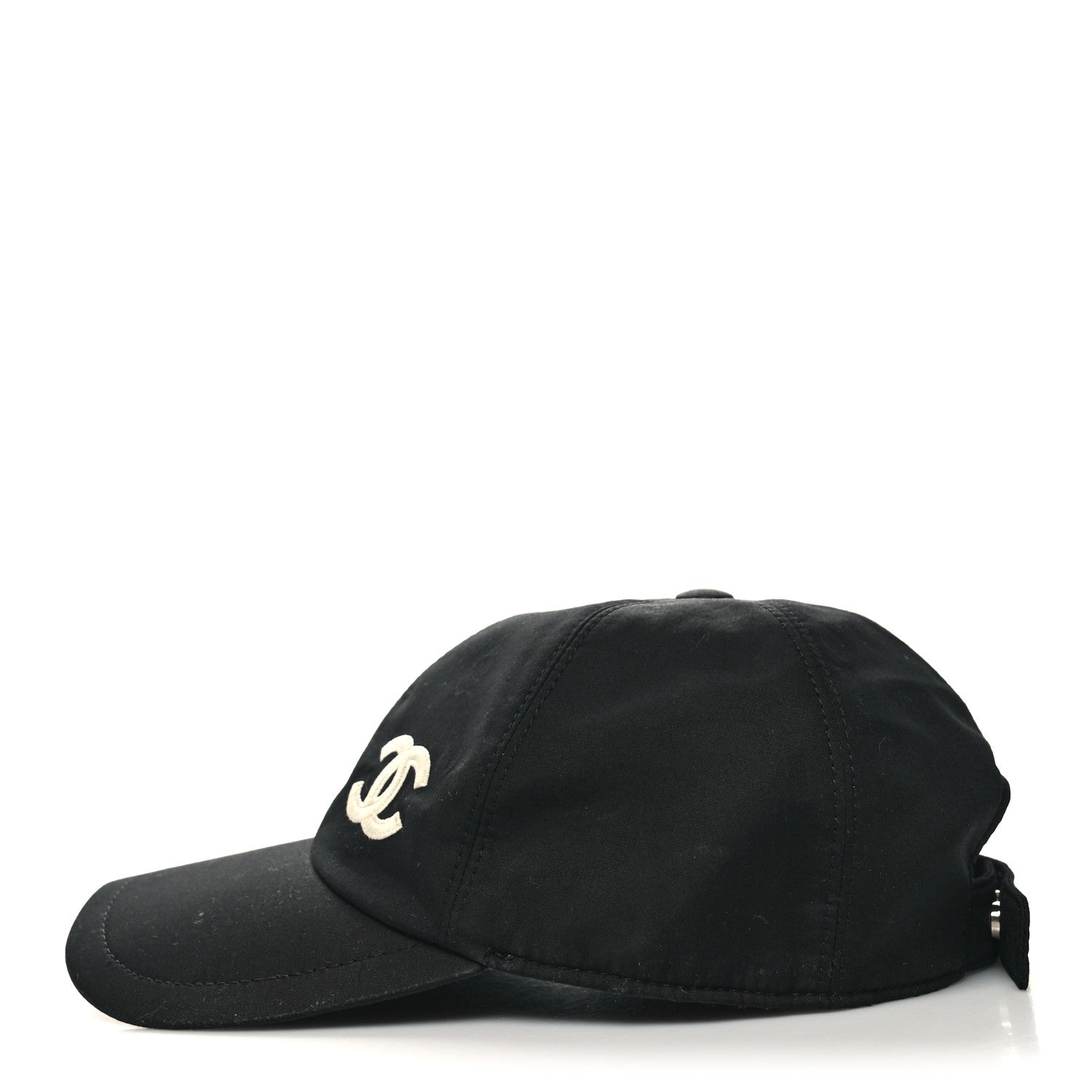 Chanel Cotton CC Cap Hat Black 6 of 9