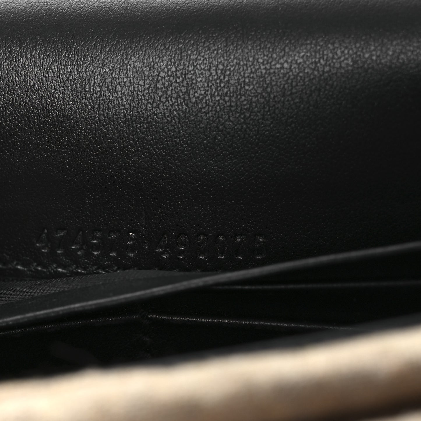 Calfskin Matelasse GG Marmont Chain Wallet Black