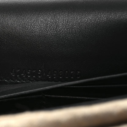Gucci Calfskin Matelasse GG Marmont Chain Wallet Black 7 of 13