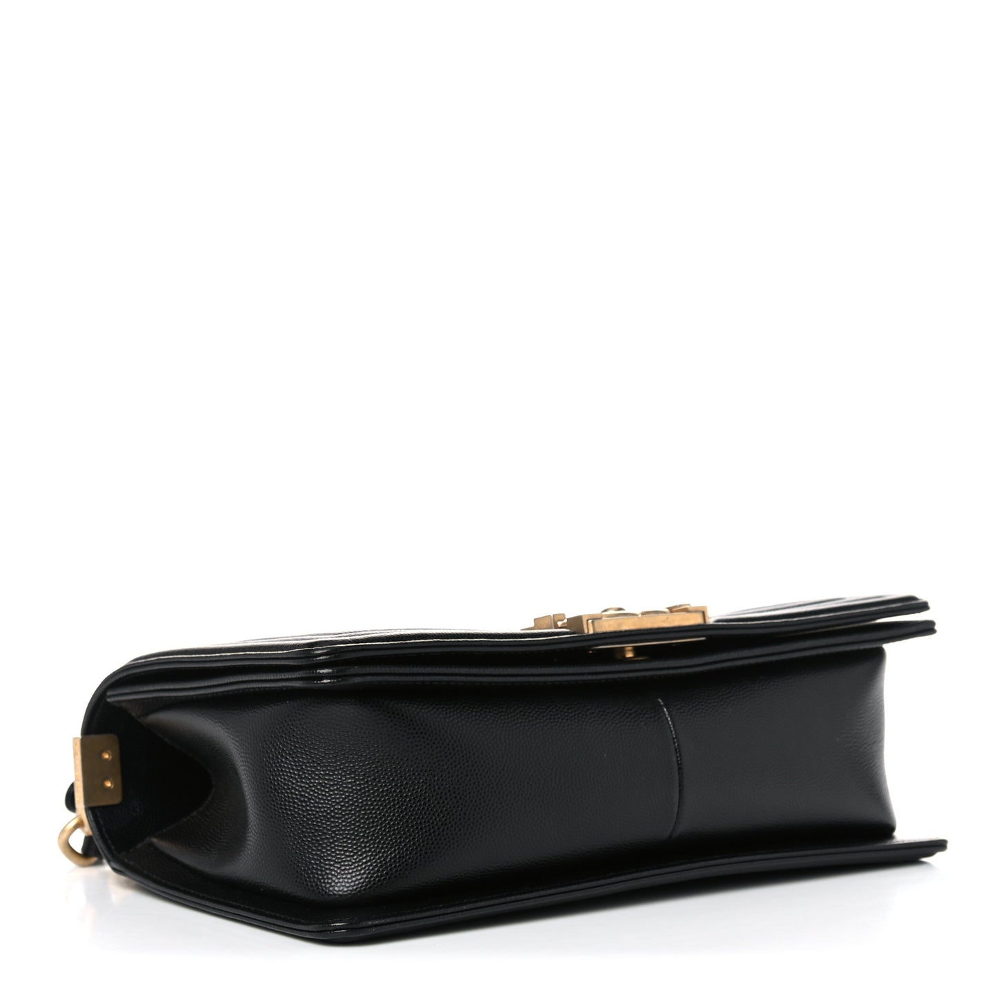 Caviar Quilted Medium Boy Flap Black