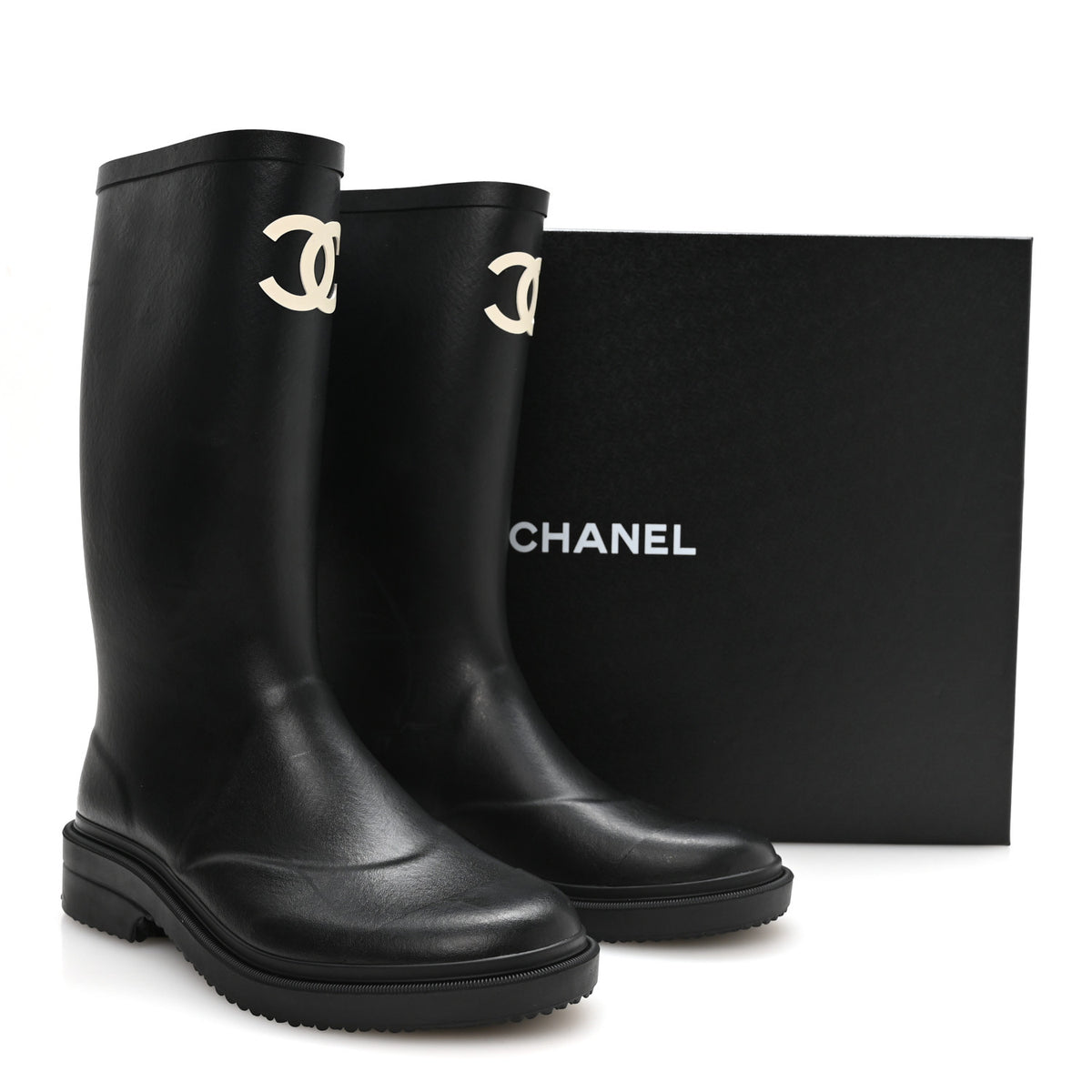 Caoutchouk CC High Boots 40 Black