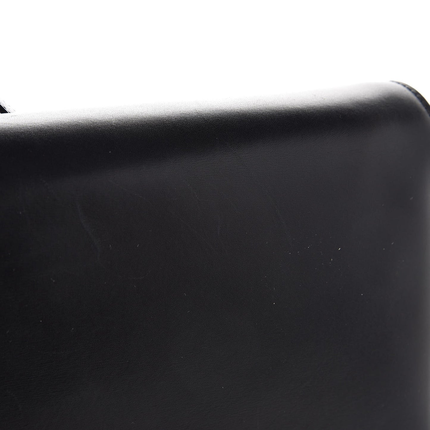 Box Calfskin Medium Classic Box Flap Bag Black