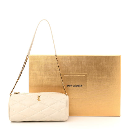 Saint Laurent Lambskin Monogram Mini Sade Tube Bag Crema Soft 12 of 12