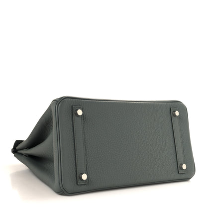 Hermes Togo Birkin 30 Vert Amande 4 of 13
