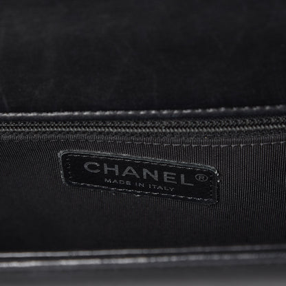 Chanel Lambskin Quilted New Medium Boy Flap Black 7 of 10