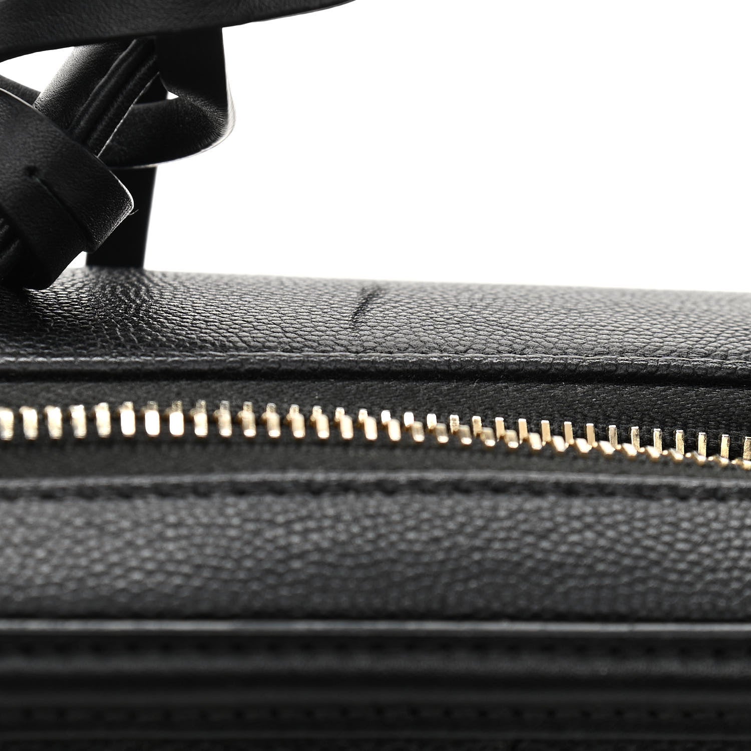 Chanel Caviar Quilted Medium CC Filigree Vanity Case Black 12 of 13