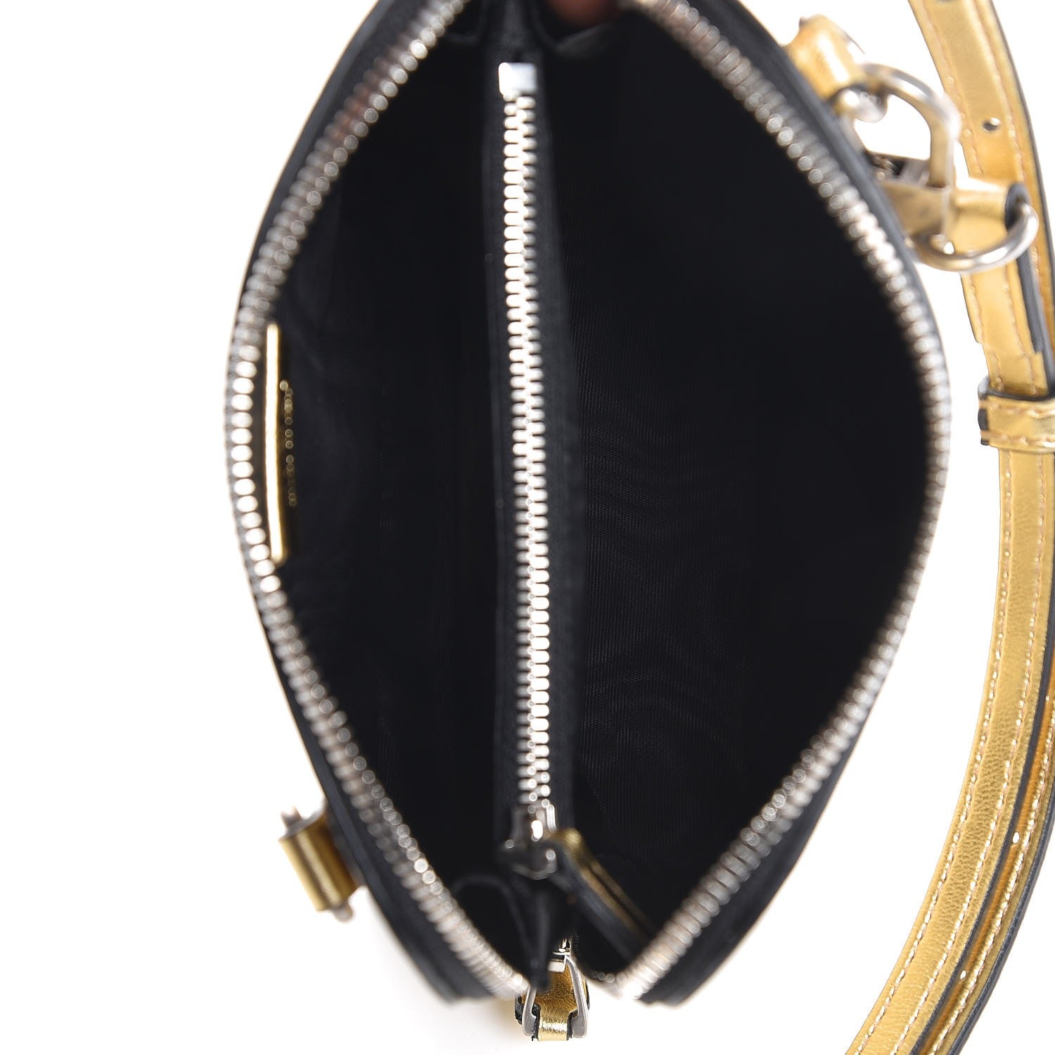 Gucci X SEGA Calfskin GUCCY Stars Mini Dome Shoulder Bag Gold 5 of 7