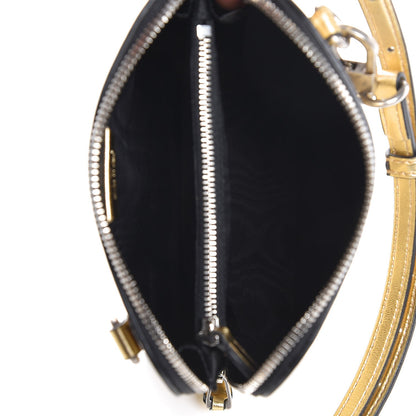Gucci X SEGA Calfskin GUCCY Stars Mini Dome Shoulder Bag Gold 5 of 7
