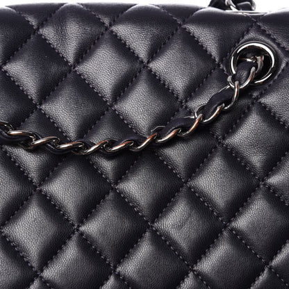 Chanel Lambskin Quilted Large Urban Spirit Backpack Navy 9 of 9