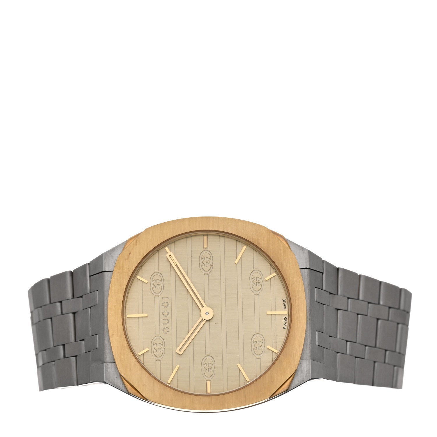 Gucci Stainless Steel 34mm 25H Quartz Watch Gold 2 of 4