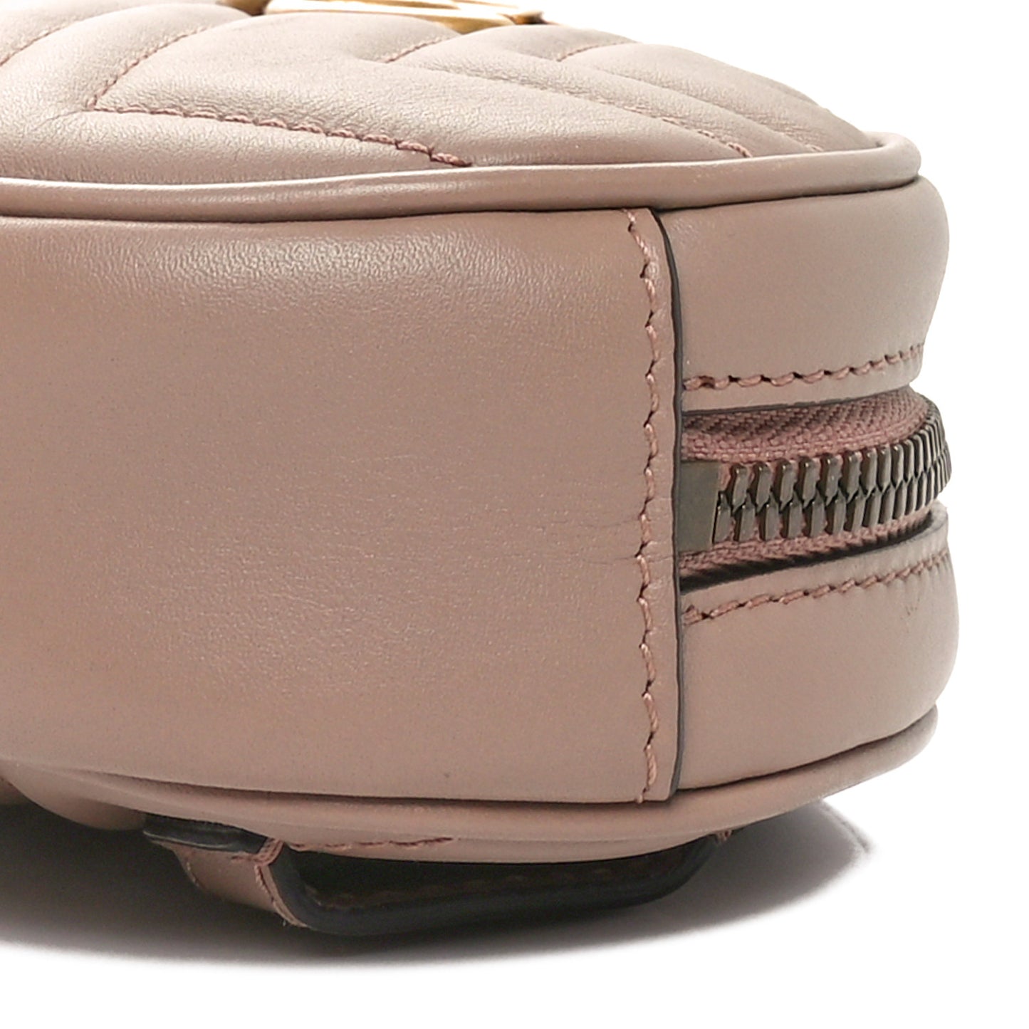 Calfskin Matelasse GG Marmont Belt Bag 85 34 Porcelain Rose