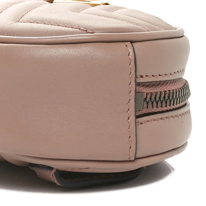Gucci Calfskin Matelasse GG Marmont Belt Bag 85 34 Porcelain Rose 10 of 10