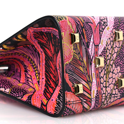 Salvatore Ferragamo Calfskin Batik Print Small The Studio Bag Multicolor 9 of 12