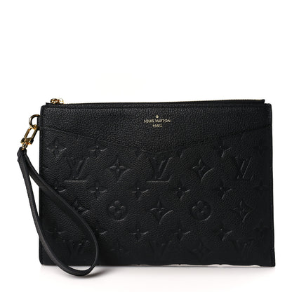 Louis Vuitton Empreinte Pochette Melanie MM Black 1 of 8