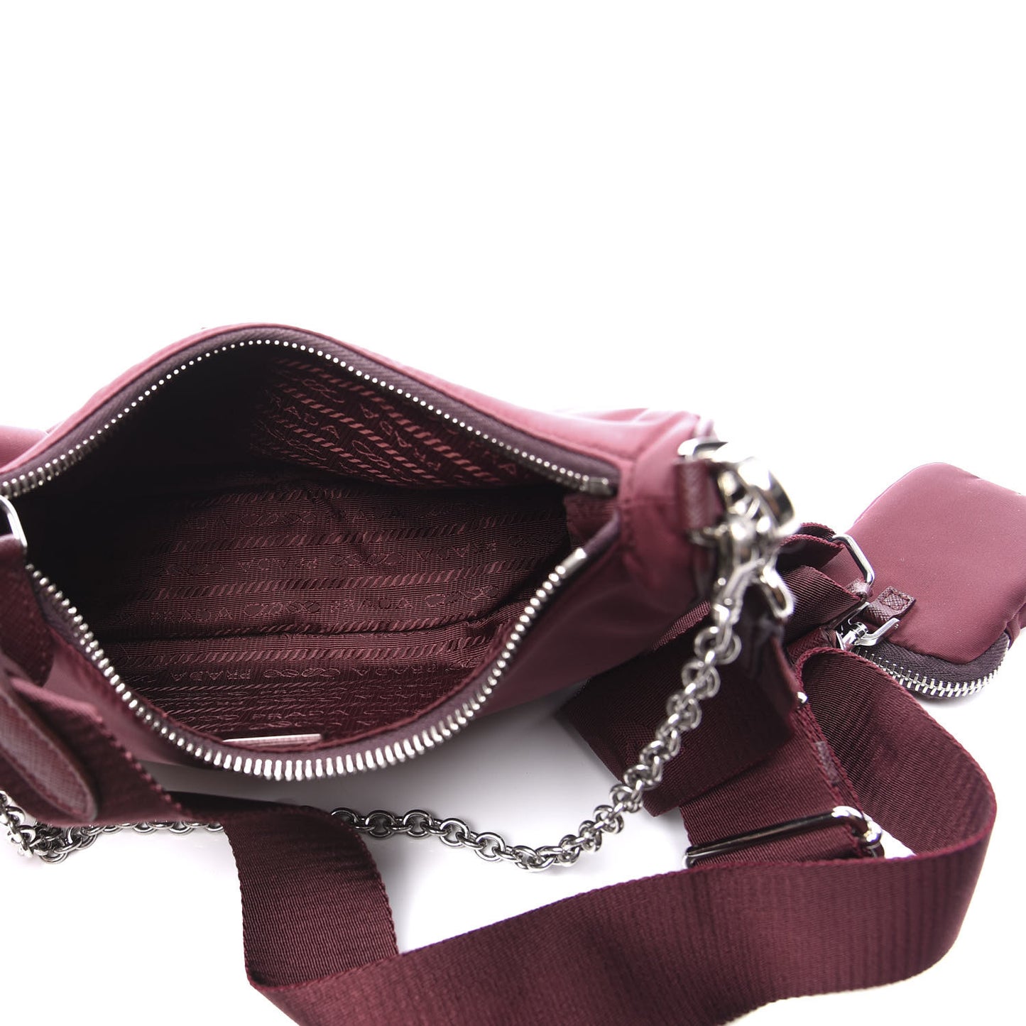 Tessuto Nylon Re-Edition 2005 Shoulder Bag Granato