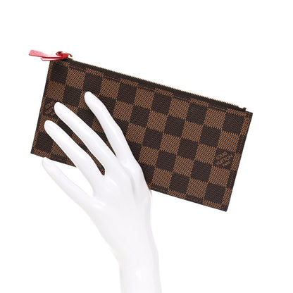 Louis Vuitton Damier Ebene Felicie Chain Wallet Zippered Insert 2 of 6