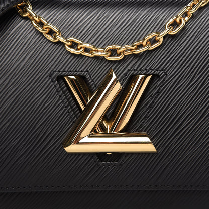 Louis Vuitton Epi Twist Shoulder Bag MM Black 9 of 10