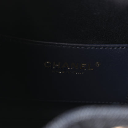 Chanel Denim Quilted Mini Chanel 25 Handbag Dark Blue 6 of 11