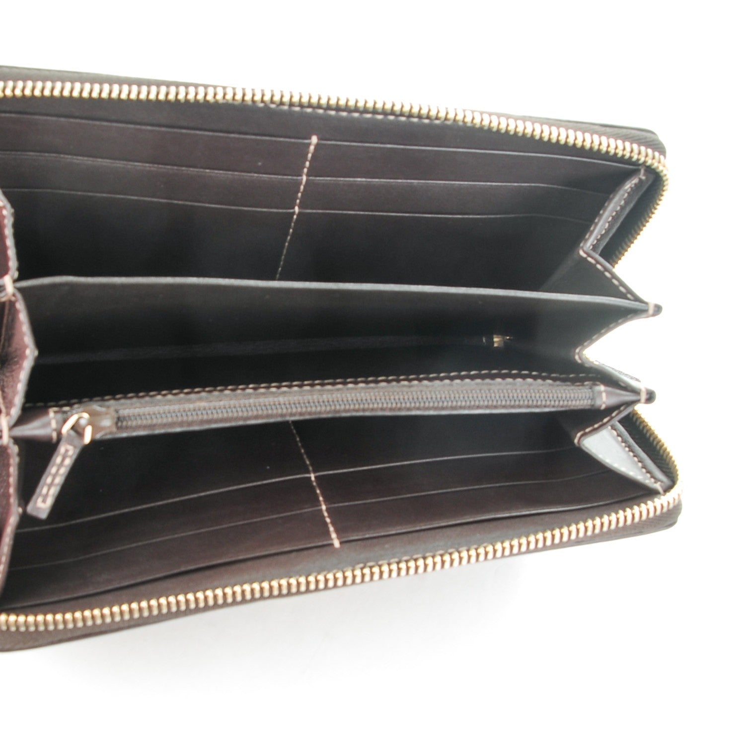 Gucci Monogram Princy Zip Around Wallet Dark Brown 5 of 7