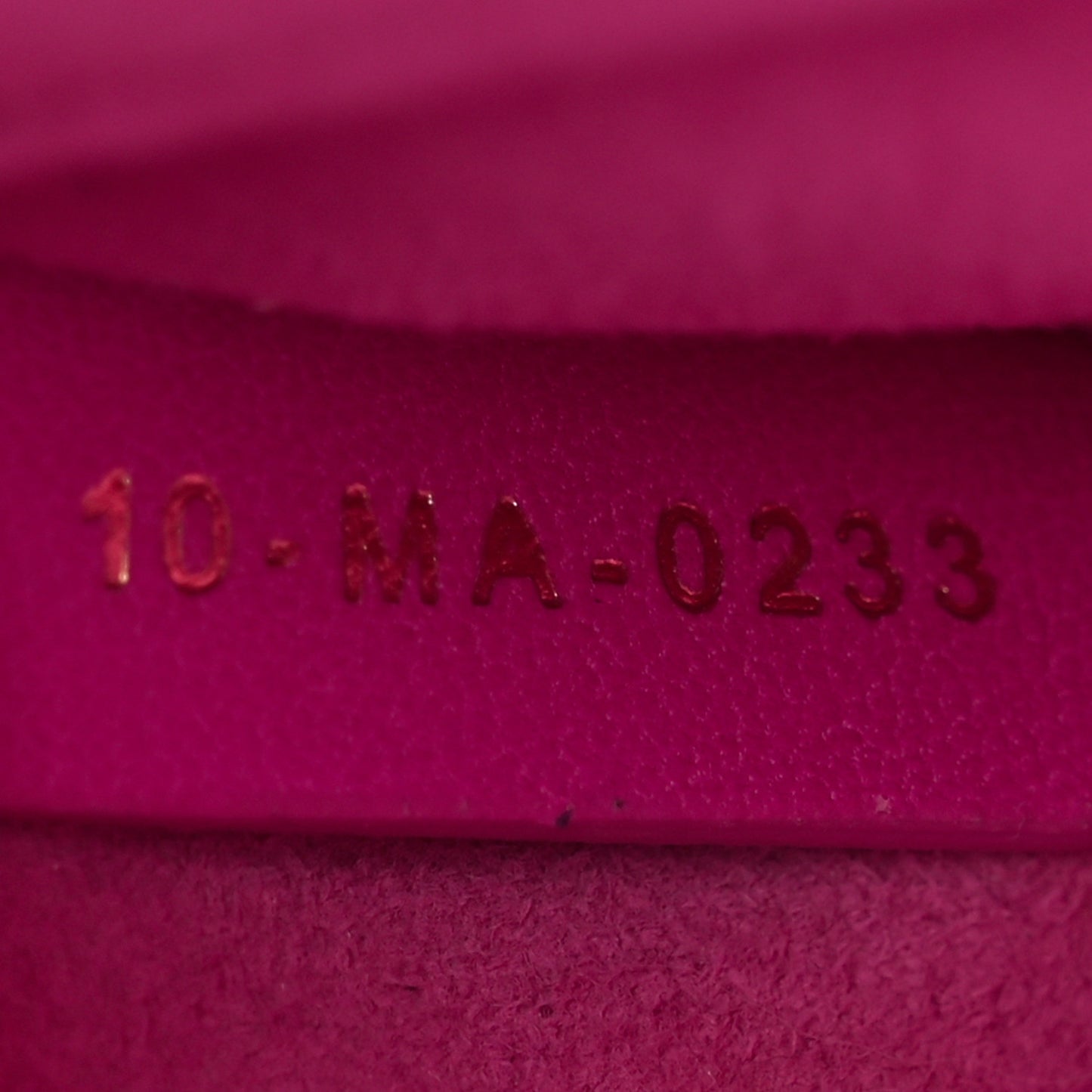 Lambskin Cannage Micro Lady D-Joy Rani Pink