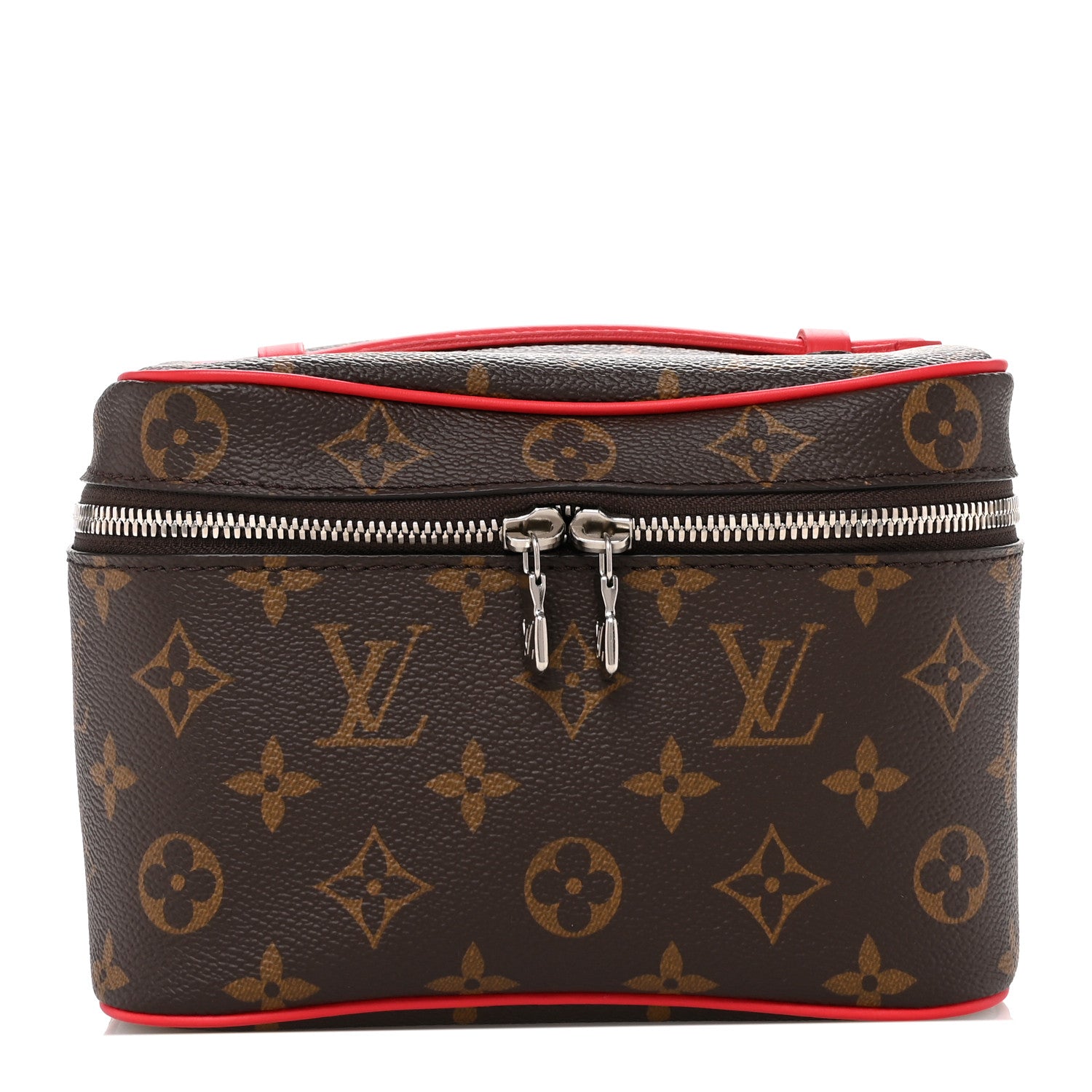 Louis Vuitton Monogram Macassar Nice Mini Rouge 1 of 6