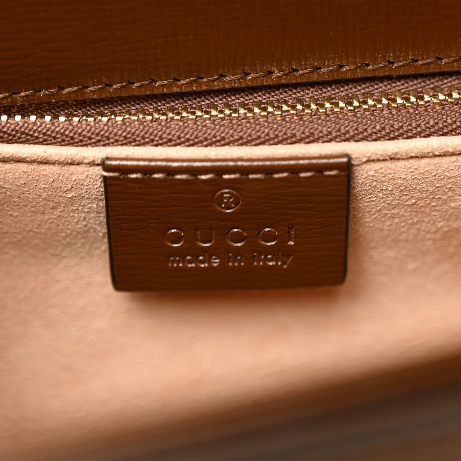 Gucci GG Supreme Monogram Horsebit 1955 Shoulder Bag Beige Brown Sugar 6 of 10