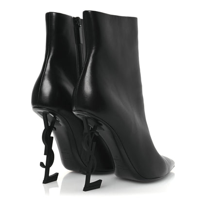 Saint Laurent Calfskin Opyum Ankle Boots 41 Black 5 of 11