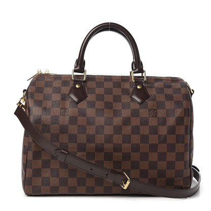 Louis Vuitton Damier Ebene Speedy Bandouliere 30 1 of 13