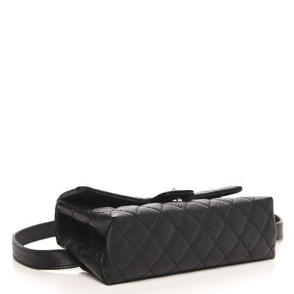 Chanel Grained Calfskin Quilted 2.55 Reissue Flap Belt Bag Clutch Black 4 of 10