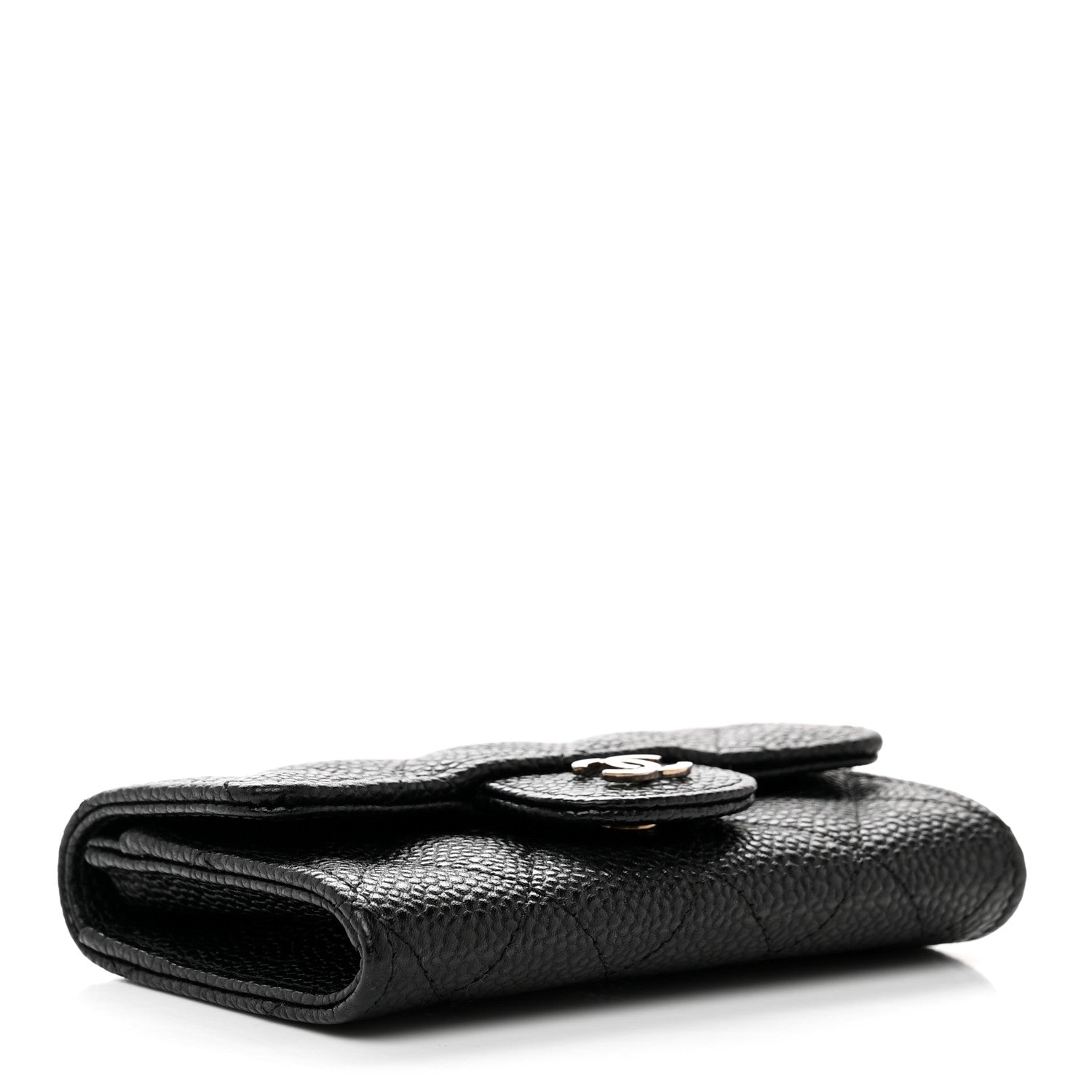 Chanel Caviar Quilted Flap Card Holder Black 4 of 8