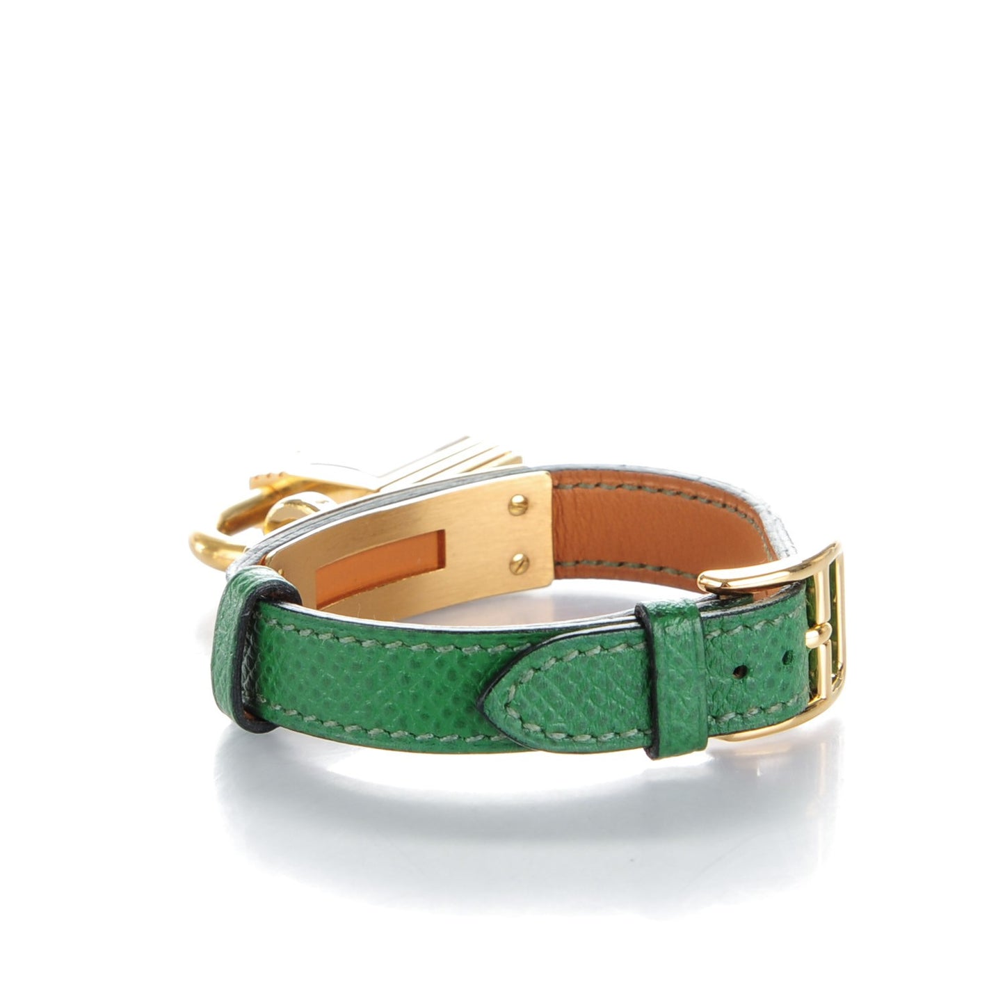 Stainless Steel Courchevel 20mm Kelly Cadena Quartz Watch Vert Clair