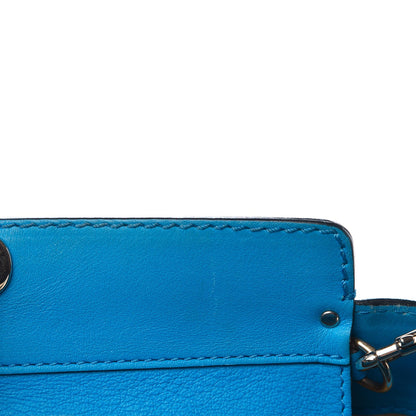 Valentino Garavani Vitello Mini Rockstud Double Handle Tote Blue Fluo 15 of 15