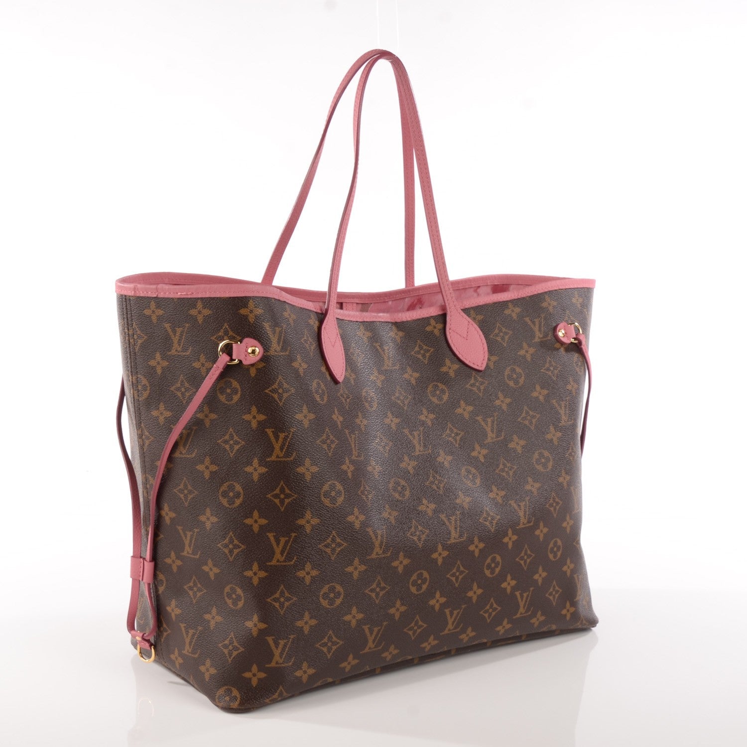 Louis Vuitton Monogram Articles de Voyage Ikat Neverfull GM Rose Velours 3 of 7