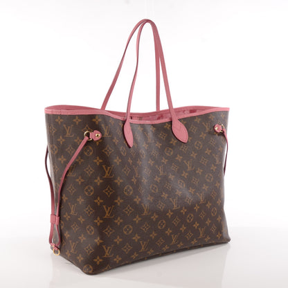Louis Vuitton Monogram Articles de Voyage Ikat Neverfull GM Rose Velours 3 of 7