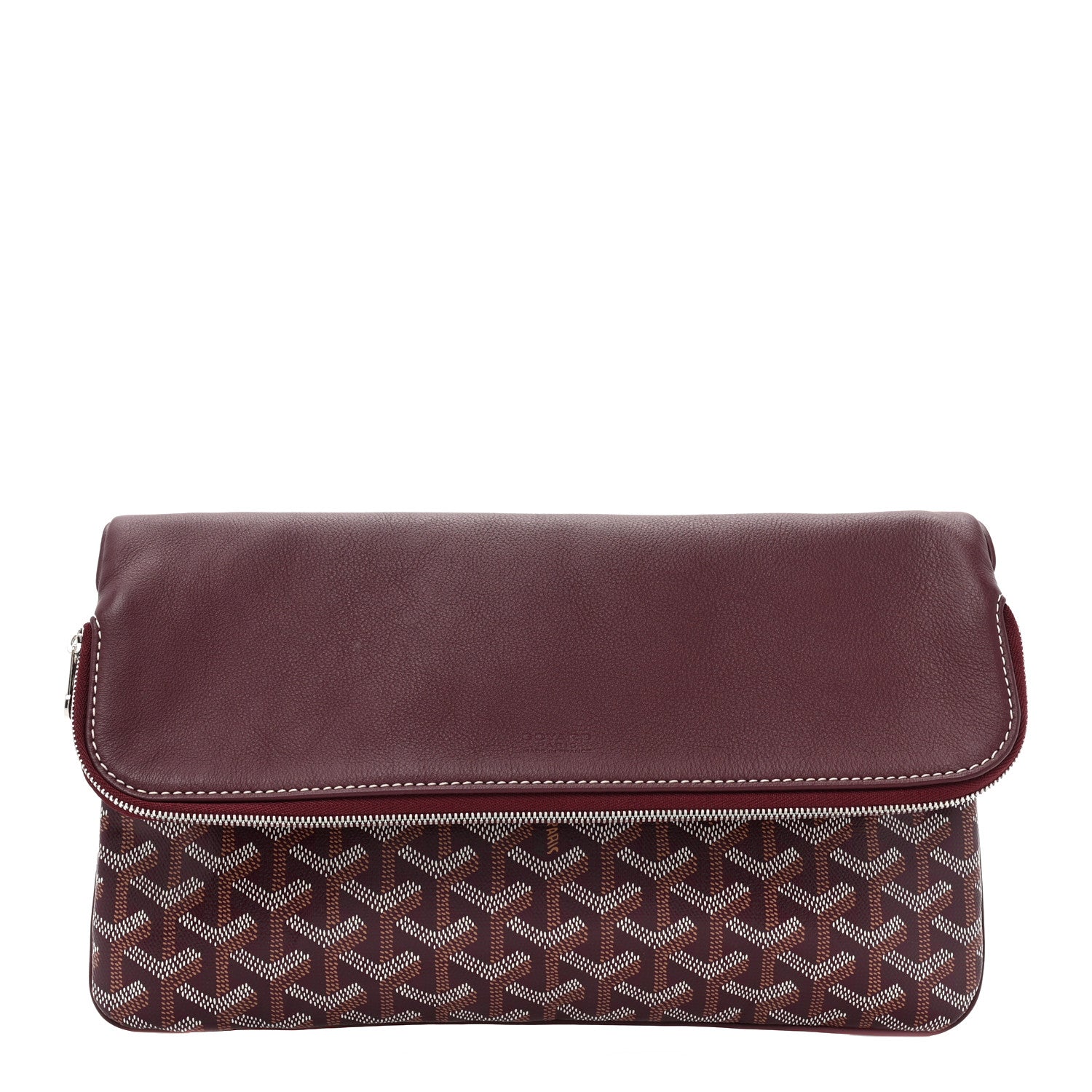 Goyard Goyardine Sainte Marie Soft Clutch Bordeaux 1 of 9