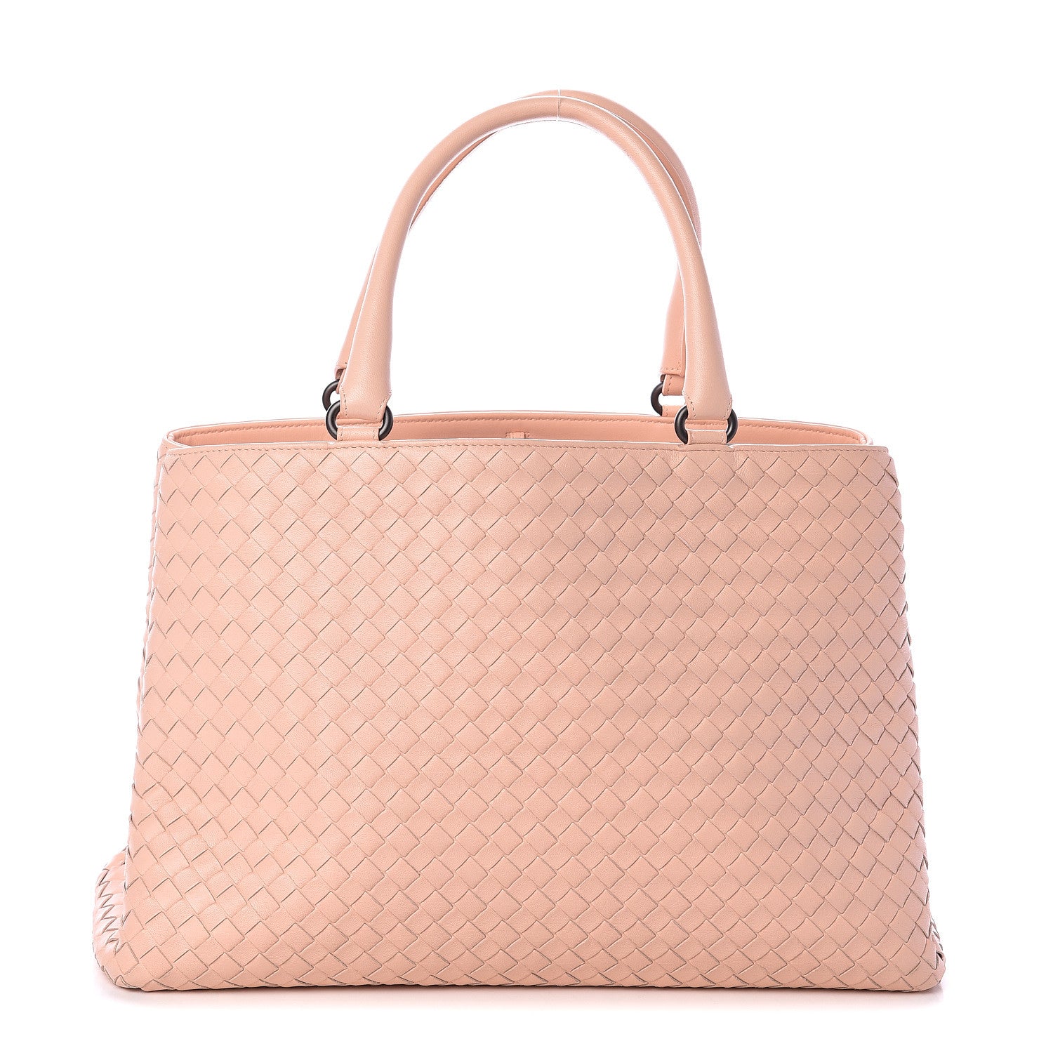 Bottega Veneta Nappa Intrecciato Medium Top Handle Tote Flamingo 1 of 8