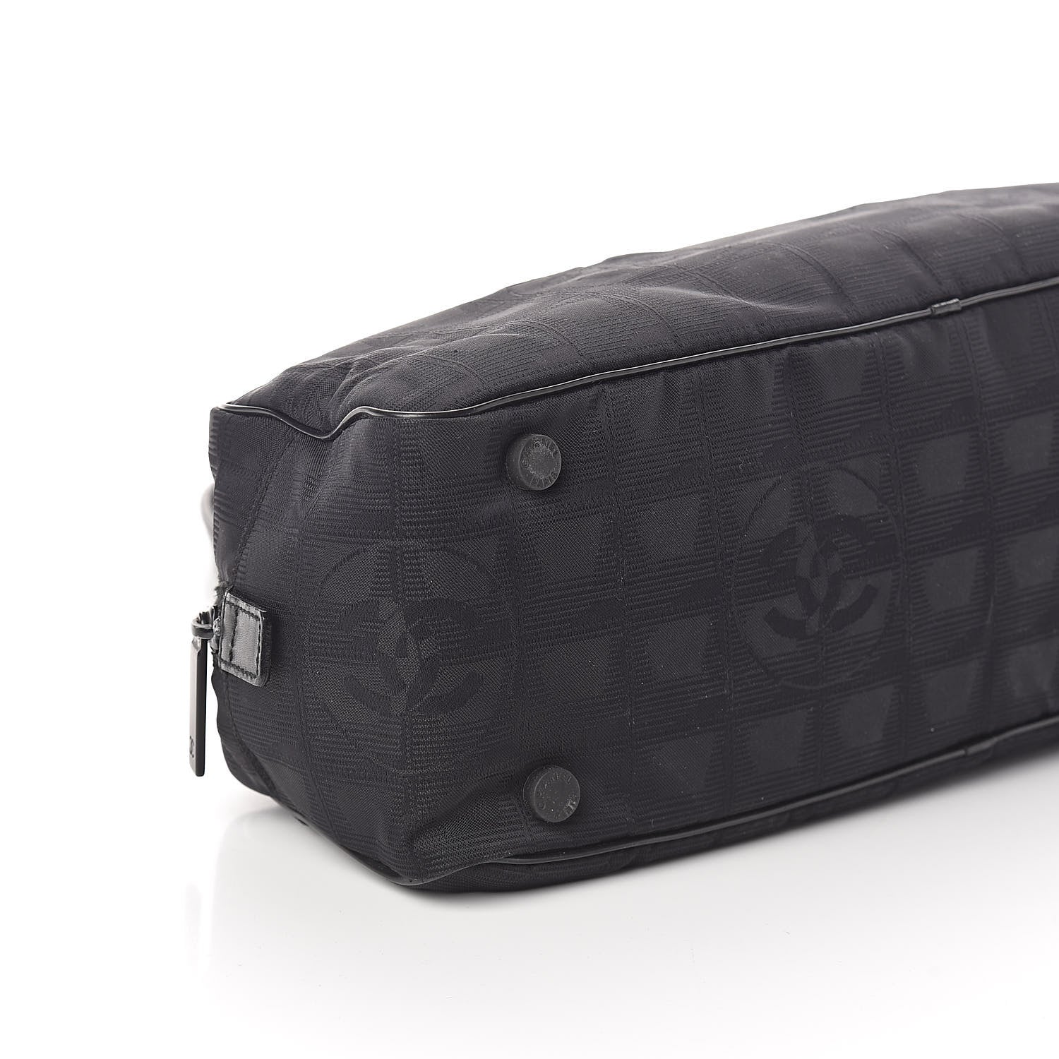 Chanel Nylon Travel Bowler Black 9 of 10