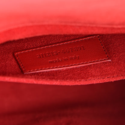 Saint Laurent Calfskin Classic Y Ligne Clutch Red 7 of 7